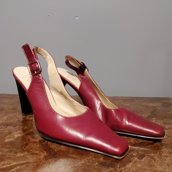 Joan & David Shoes - Circa Joan & David Jasper burgundy slingback